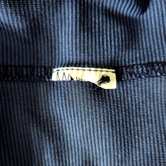 Callaway Opti Dri Golf Polo Shirt Mens Size Large Dark Blue Black Micro Striped - Picture 5 of 5